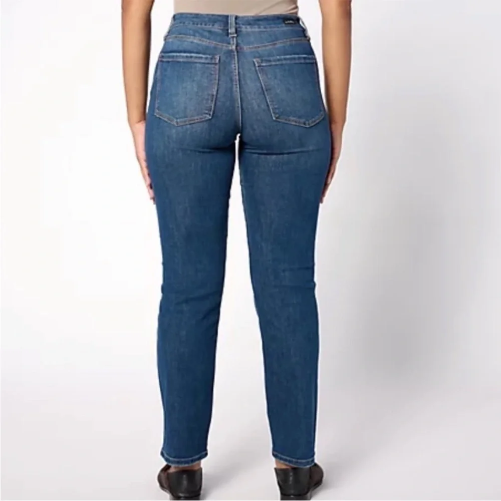 NWT Liverpool LVPL Sadie Straight High Rise Welt Pocket Jeans Spector